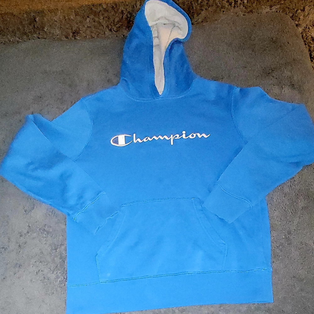 Champion Sky Blue Pullover Hoodie
